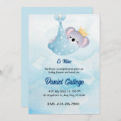 Invitation Baby shower espagnol (Devant / Derrière)