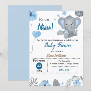 Invitation Baby shower-espagnol