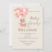 Invitation Baby shower espagnol Ours (Devant)