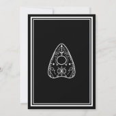 Invitation Baby shower esprit gothique petite Boo planche de (Dos)