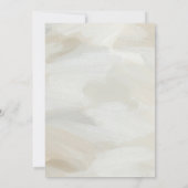 Invitation Baby shower esthétique minimaliste moderne (Dos)