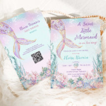 Baby shower Ethereal Little Mermaid Girl