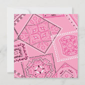 Invitation Baby shower Ethnic Cowgirl (Dos)