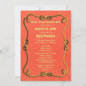 Invitation Baby shower Ethnique Little Cowboy (Dos)