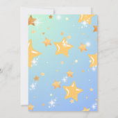 Invitation Baby shower étoilé (Dos)