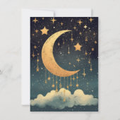 Invitation Baby shower étoile Celestial Twinkle litte (Dos)