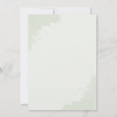Invitation Baby shower Eucalyptus Botanique Moderne Couples (Dos)
