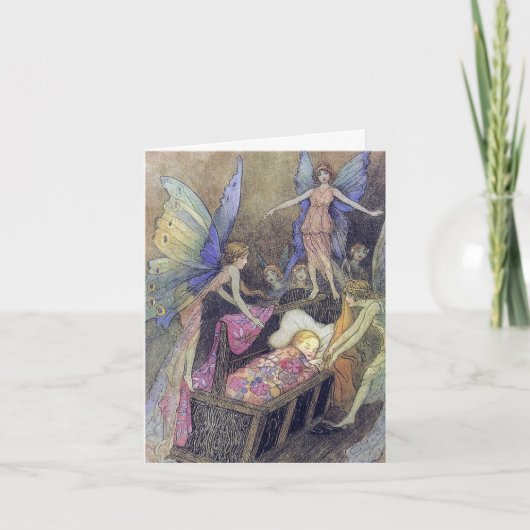 Invitation Baby shower Fairy Spirits (Devant)