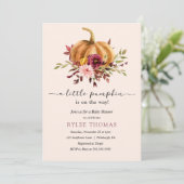 Invitation Baby shower Fall in Love (Debout devant)