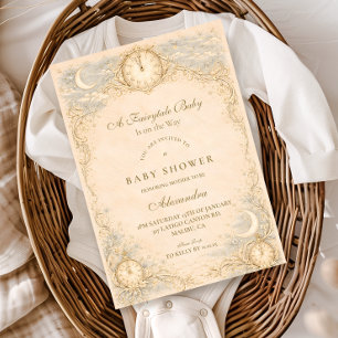Invitation Baby Shower Fantaisiste Héritage