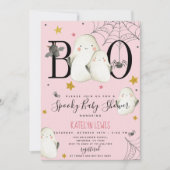 Invitation Baby shower fantôme (Devant)
