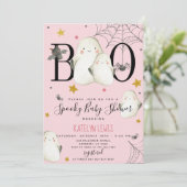 Invitation Baby shower fantôme (Debout devant)