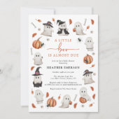 Invitation Baby shower fantôme (Devant)