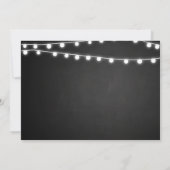 Invitation Baby shower| Faux Gold Foil Mermaid| Merci (Dos)