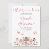 Invitation Baby Shower Fée Enchantée (Devant)