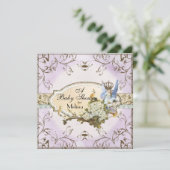 Invitation baby shower - Féerie enchantée Princess (Debout devant)