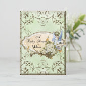 Invitation baby shower - Féerie enchantée Princess (Debout devant)