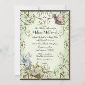 Invitation baby shower - Féerie enchantée Princess (Dos)