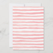 Invitation Baby shower féminine de Pink Twinkle St (Dos)