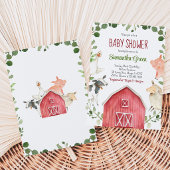 Invitation Baby-Shower Ferme