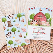 Invitation Baby Shower Ferme