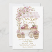 Invitation Baby Shower Ferme du Marché des Fermier (Devant)