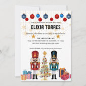 Invitation Baby shower Festif Nutcracker Ornaments (Devant)