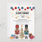 Invitation Baby shower Festif Nutcracker Ornaments (Devant)