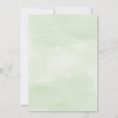 Invitation Baby Shower Feuillage Eucalyptus (Dos)