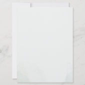 Invitation Baby shower Feuille des Couples Botaniques Eucalyp (Dos)