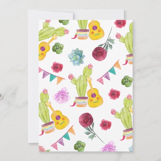 Invitation Baby shower Fiesta (Dos)