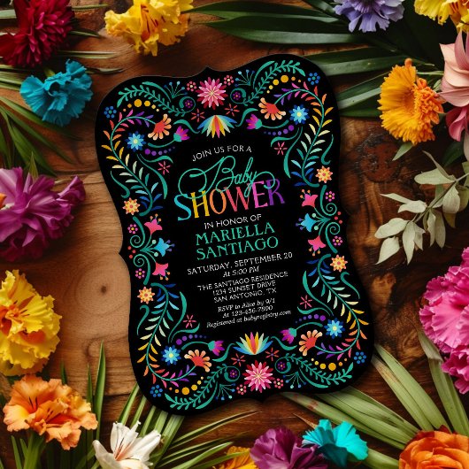 Invitation Baby shower Fiesta