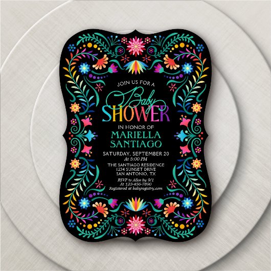 Invitation Baby shower Fiesta