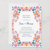 Invitation Baby shower Fiesta (Devant)