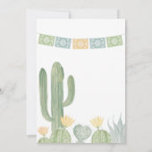 Invitation Baby shower Fiesta, Baby shower Cactus (Dos)