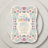 Invitation Baby shower Fiesta Boho