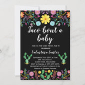 Invitation Baby shower Fiesta mexicaine (Devant)