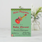 Invitation Baby shower Fiesta mexicaine (Debout devant)