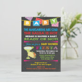 Invitation Baby shower Fiesta mexicaine (Debout devant)