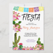 Invitation Baby shower Fiesta mexicaine (Devant)