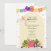 Invitation Baby shower Fiesta Senorita (Devant / Derrière)