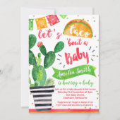 Invitation Baby shower Fiesta Taco (Devant)