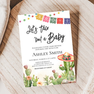 Invitation Baby shower Fiesta Taco Bout