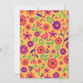 Invitation Baby shower Fiesta vert neutre pour le genre (Dos)