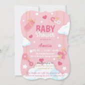 Invitation Baby shower fille (Devant)