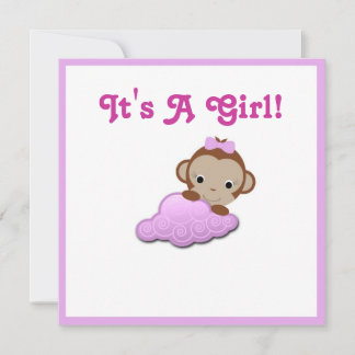 Invitation Baby shower (Fille)