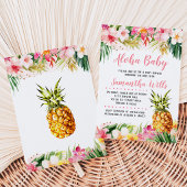 Invitation Baby Shower Fille Ananas