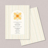 Invitation Baby shower fille Boho Daisy