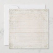 Invitation Baby shower fille BOHO Dream Catcher Plumes de boi (Dos)