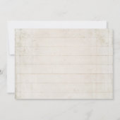 Invitation Baby shower fille BOHO Dream Catcher Shiplap Bois (Dos)